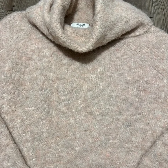 Madewell Dusty Pink Turtleneck Sweater - Picture 3 of 6